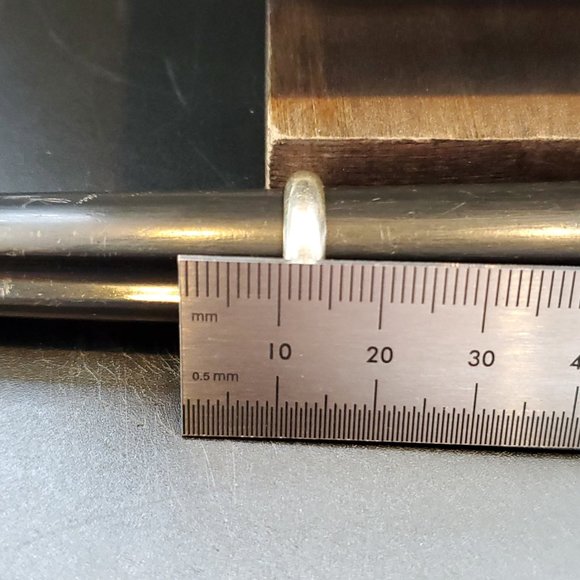 Size 4.25 925 Sterling Silver Dainty Plain Ring - Picture 4 of 5